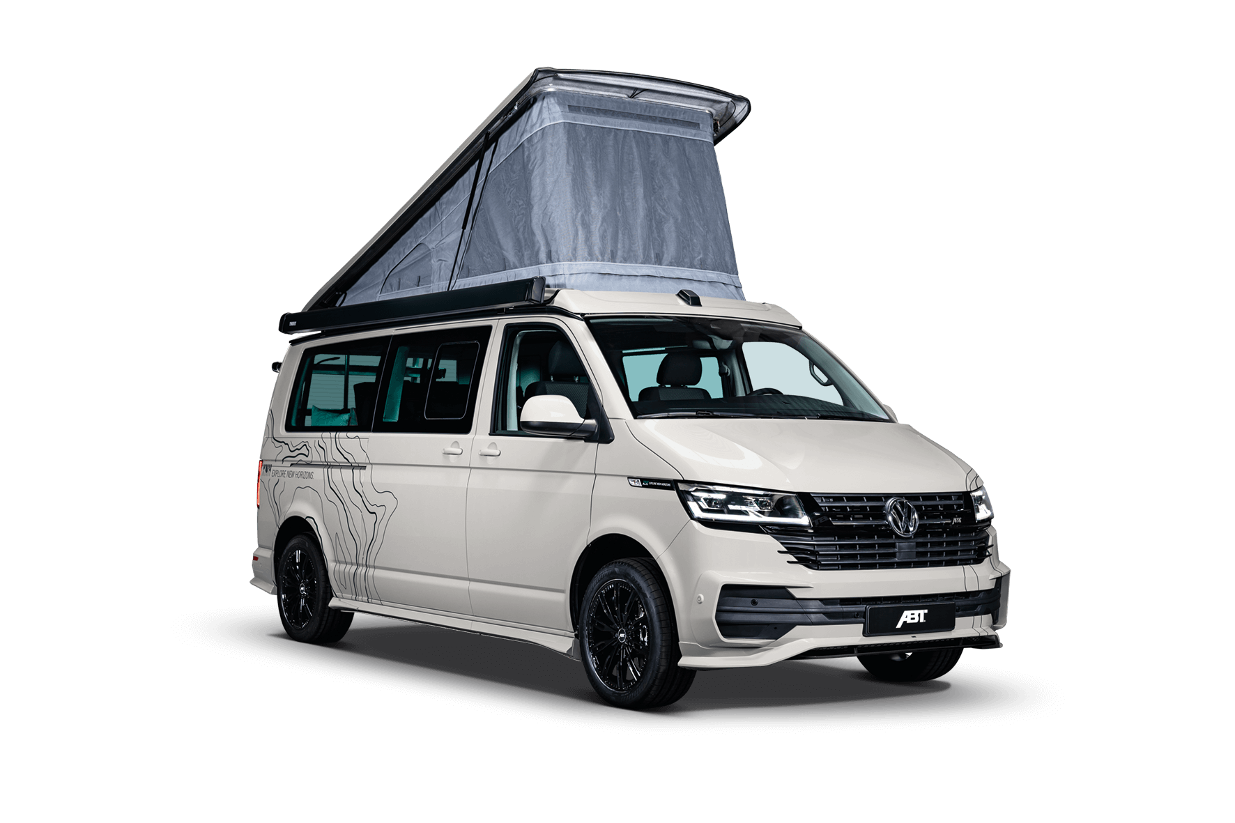 Kofferraumhalter Heckklappenaufsteller für VW T5 California für VW T6 –  VAN-HALTESTELLE